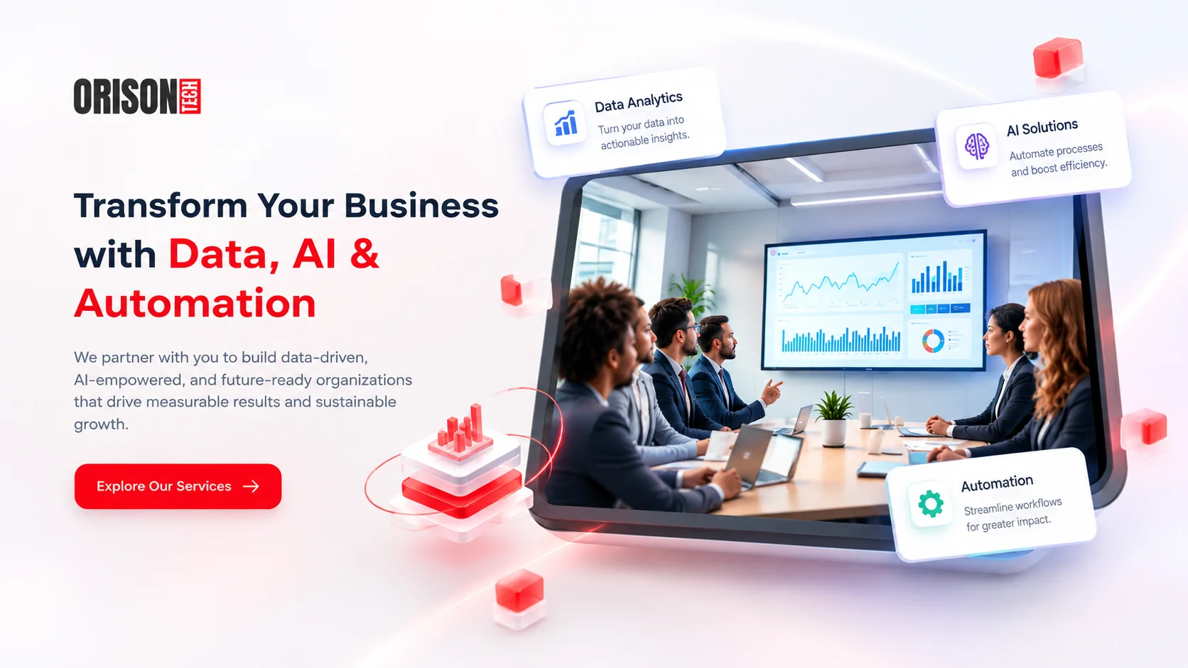 Orison Tech: Data, AI & Automation Solutions Built for Business Optimization, Not Just Experimentation
